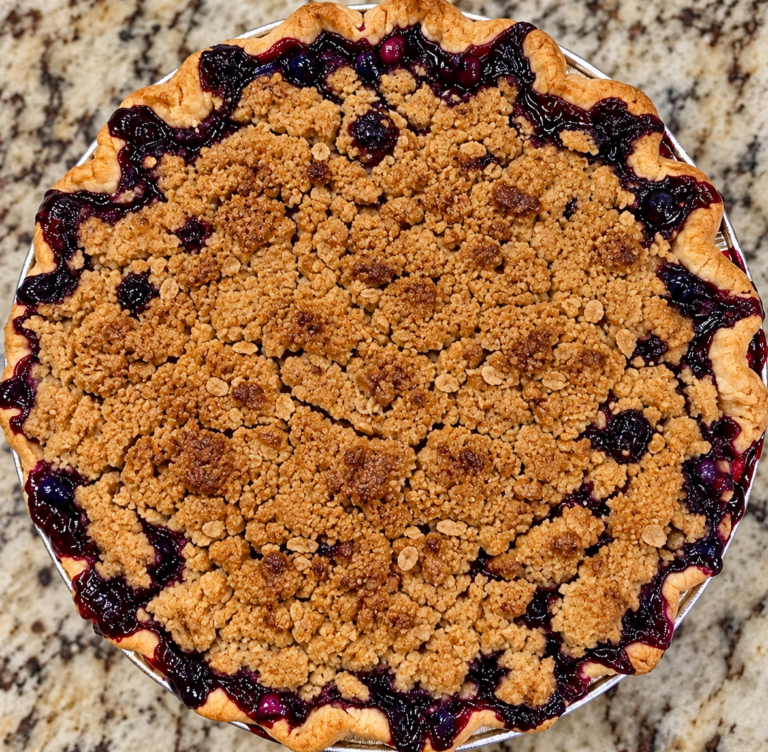 Blueberry Crumb Pie
