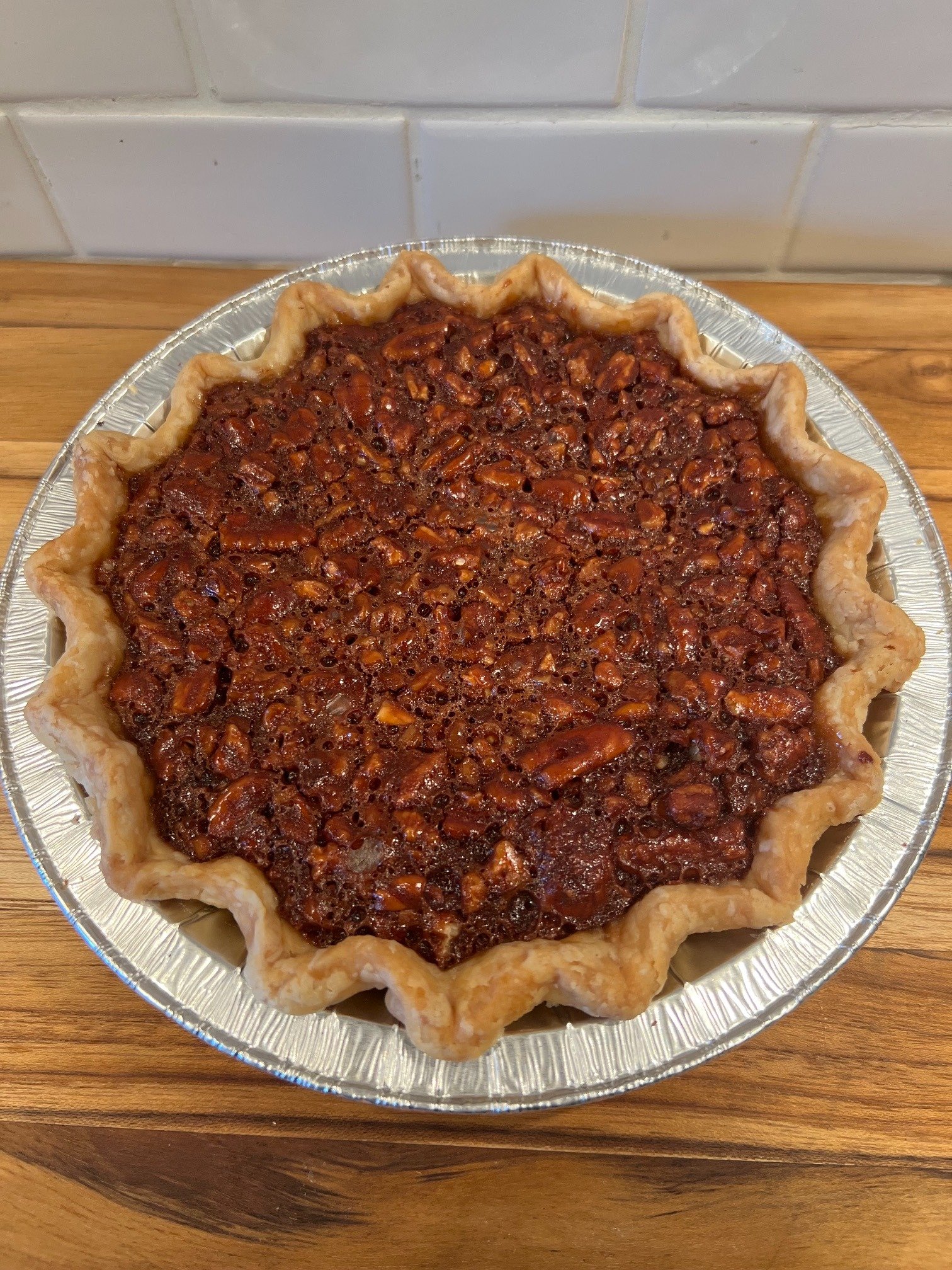 Chocolate Bourbon Pecan Pie