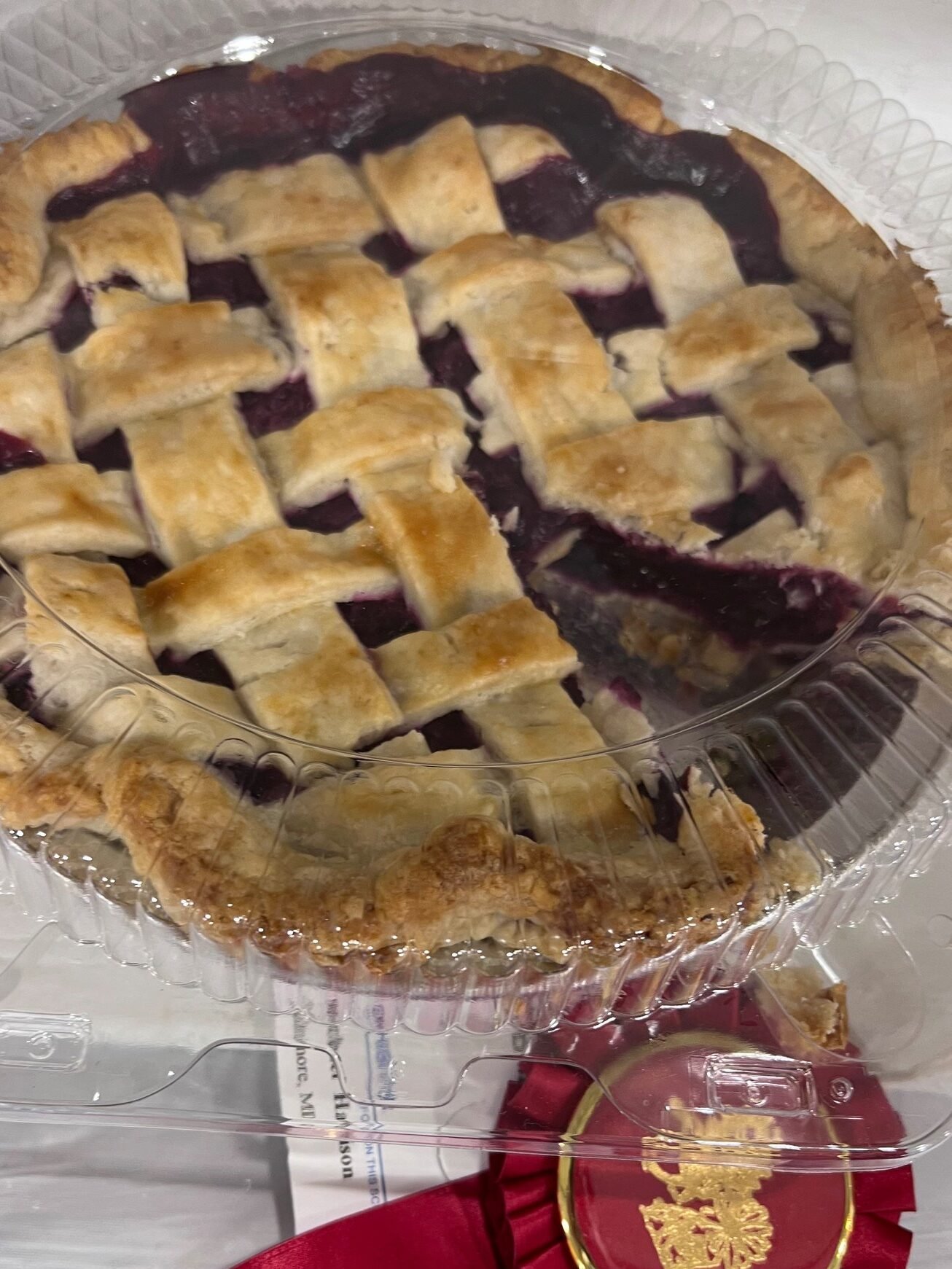 blueberry pie