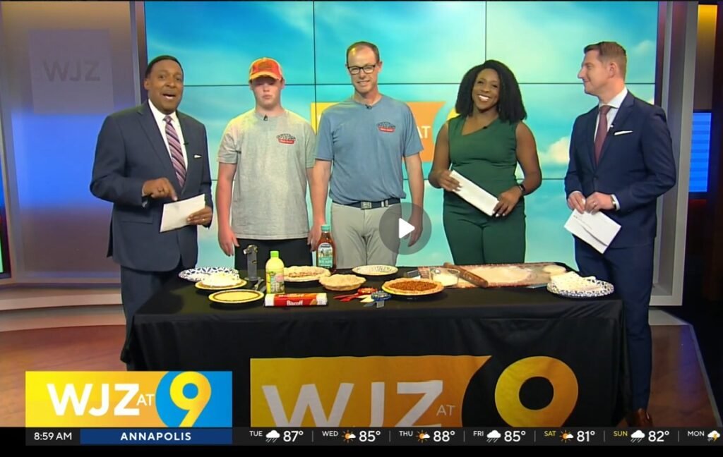 man-made pies on WJZ tv